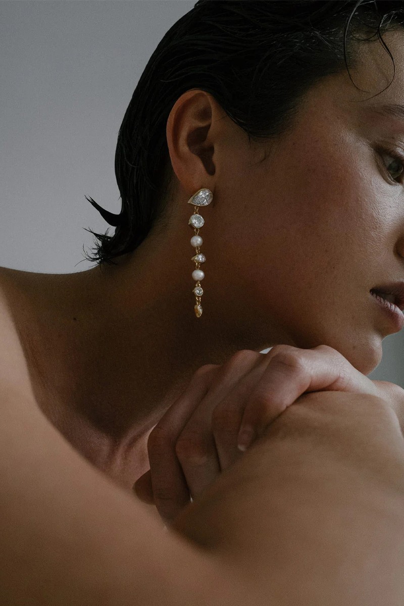 The Light Of The Past Earrings from  Completed Works