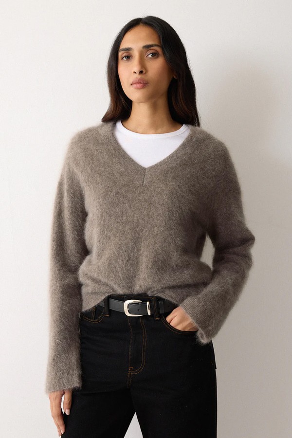 Halo Cashmere V Neck Jumper from Jigsaw
