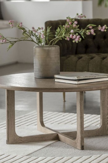 Albie Minimalist Round Coffee Table from Rose & Grey