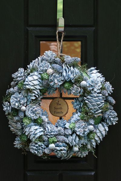 Personalised Blueberry Sparkle Wreath by Dibor
