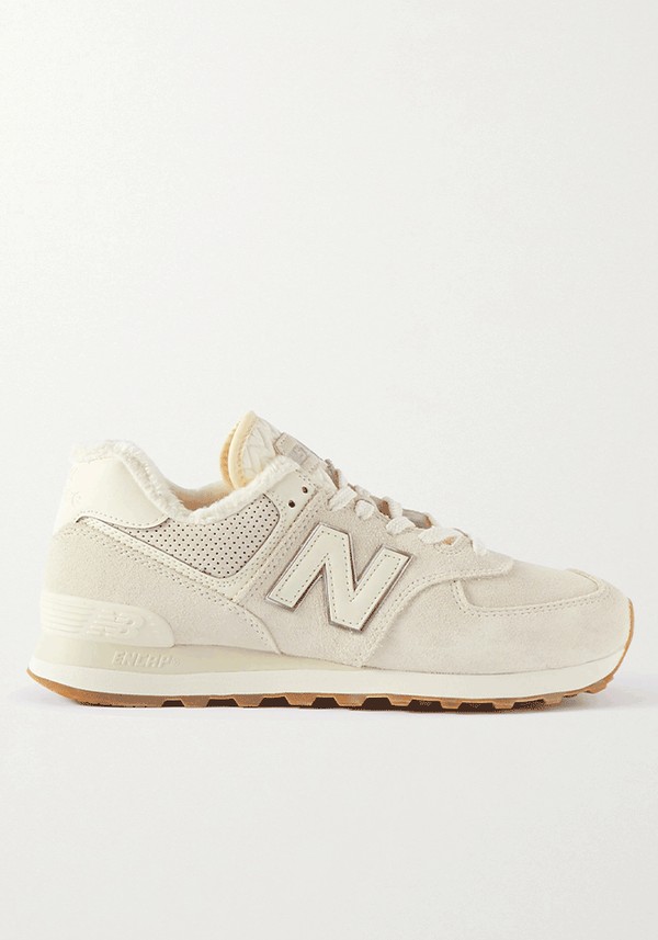 574 Fleece-Lined Suede Sneakers from New Balance