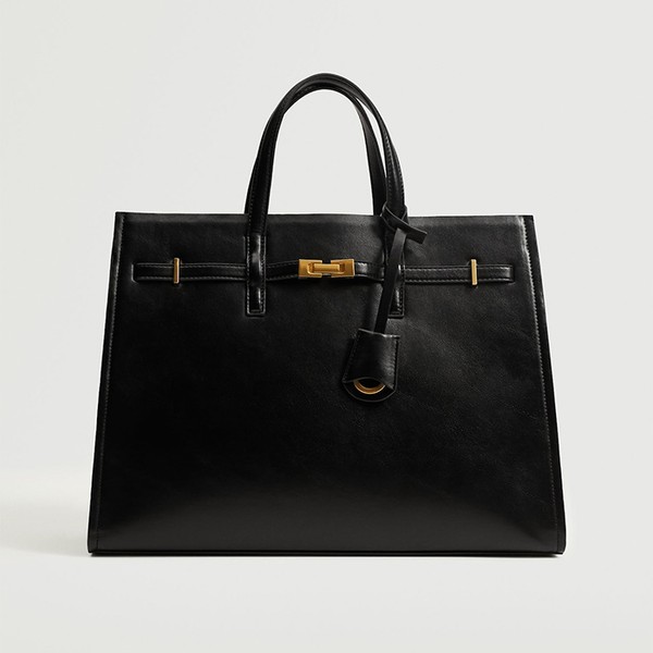Pebbled Shopper Bag from Mango 