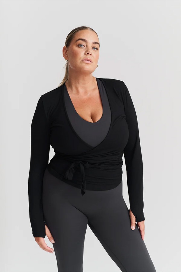 Soft Ballet Wrap Top