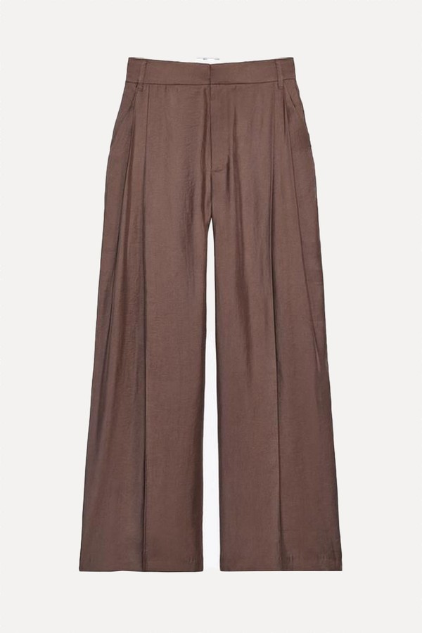 Double Pleat Trousers With Flaps from Zara