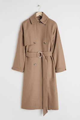 Wool Blend Tailored Coat from & Other Stories