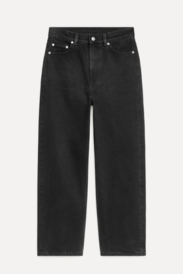 Straight Cropped Stretch Jeans from ARKET