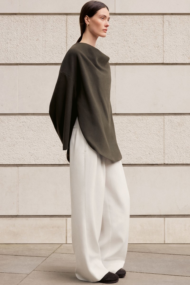 Drape Front Cape