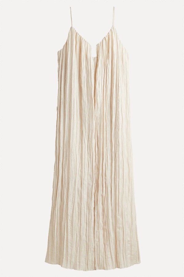 Crinkled Strappy Dress