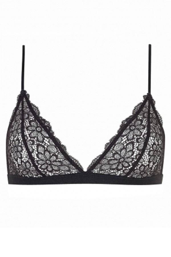 Daisy Lace Triangle Bra from Les Girls Les Boys