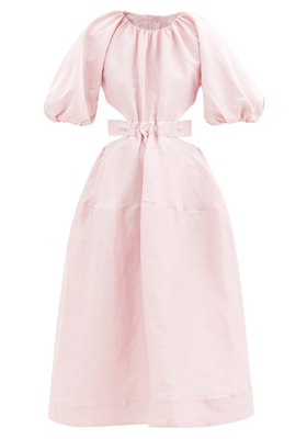 Mimosa Open-Back Linen Blend Dress from Aje