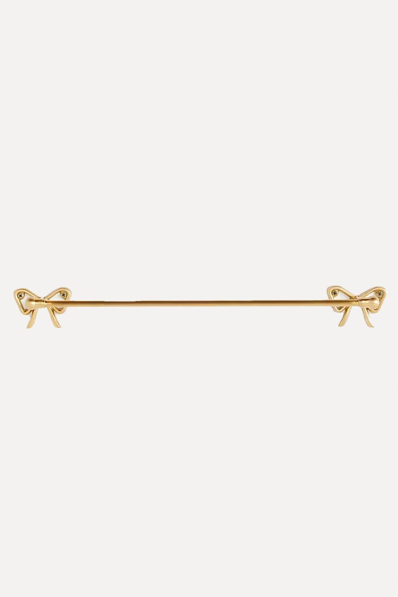 Natalia Bow Brass Towel Bar