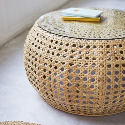 Esther Rattan Coffee Table from Tikamoon
