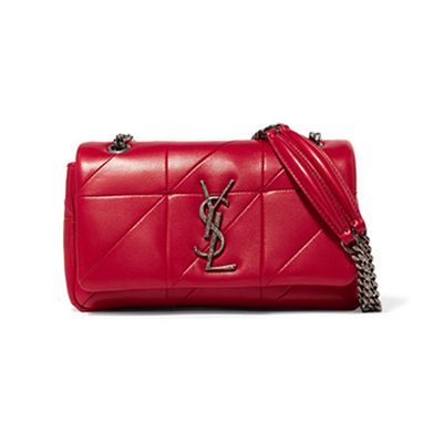Jamie Small Quilted Leather Shoulder Bag from Saint Laurent