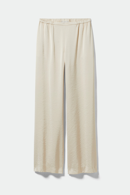 Harper Satin Trousers from Weekday