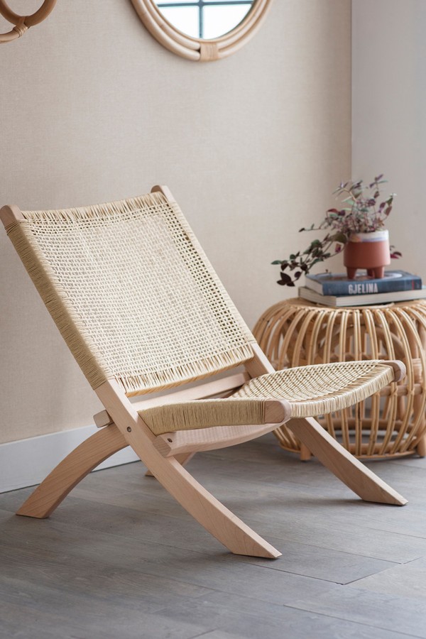 Farrah Woven Chair from Garden Trading