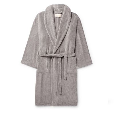 Striped Cotton-Terry Robe from Cleverly Laundry