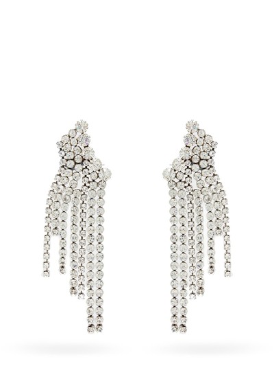 Crystal-Fringed Drop Earrings from Isabel Marant