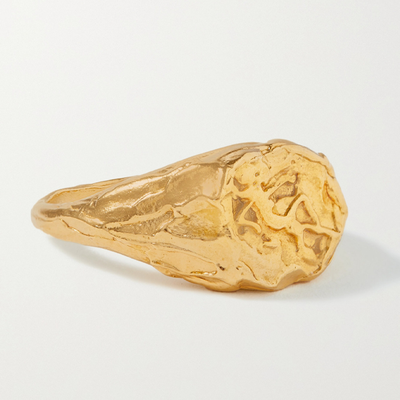 Virgo Gold-Plated Ring from Alighieri