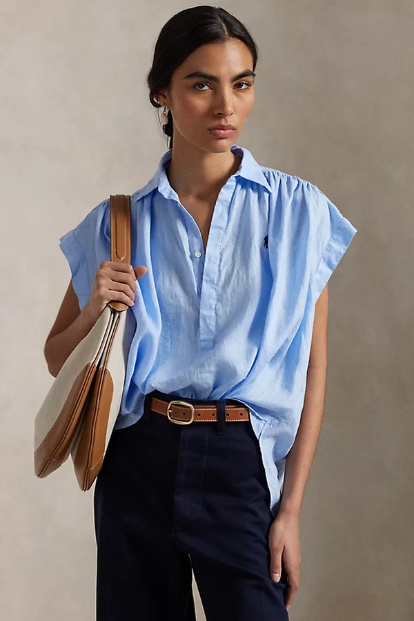 Linen Popover Shirt