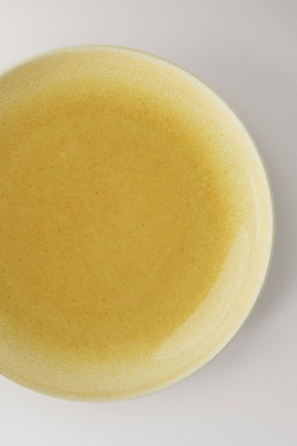 Gradient-Colour Stoneware Dessert Plate from Mango