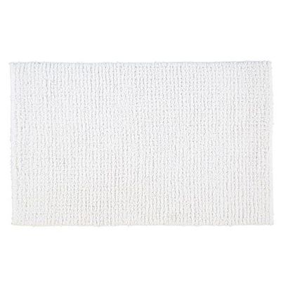 White Bobbled Bath Mat