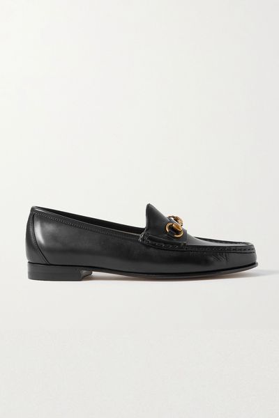 Horsebit-Detailed Leather Loafers from Gucci