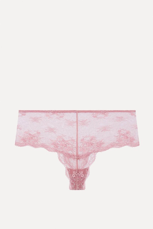 Astra Floral Lace High Waist Knickers from Dora Larsen