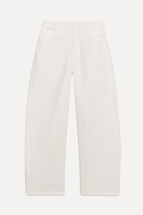 Barrel Mid-Rise Jeans from Zara
