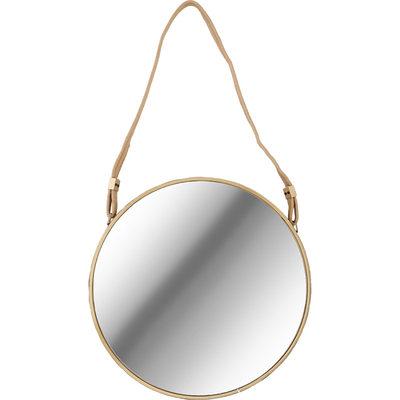 Gold Metal Frame Mirror