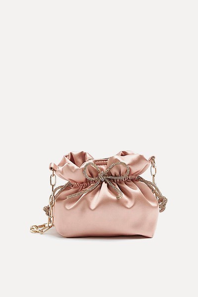 Satin Drawstring Bag from River Island