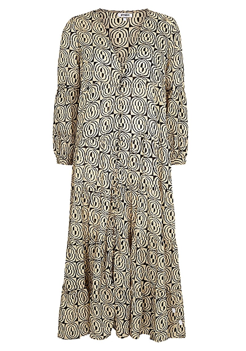 Paula Printed Cotton Midi Dress from Gimaguas