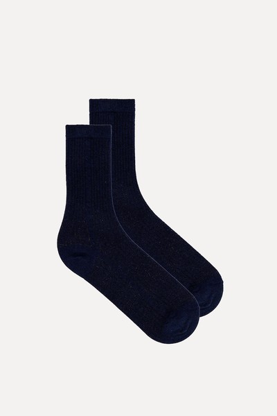 Eco-conscious Cashmere Crew Socks from Stems