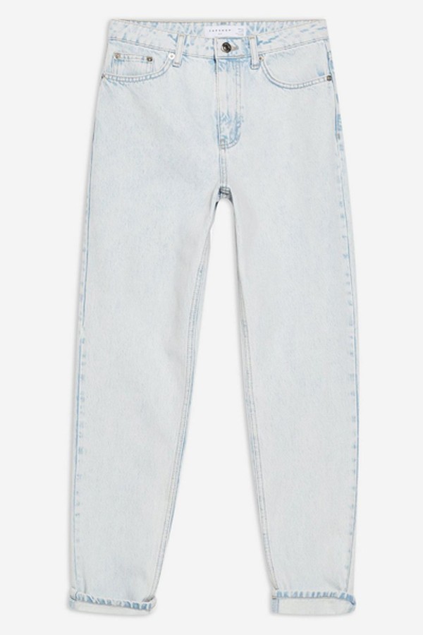 Super Bleach Mom Jeans
