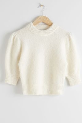 Alpaca Wool Blend Puff Sleeve Jumper from & Other Stories