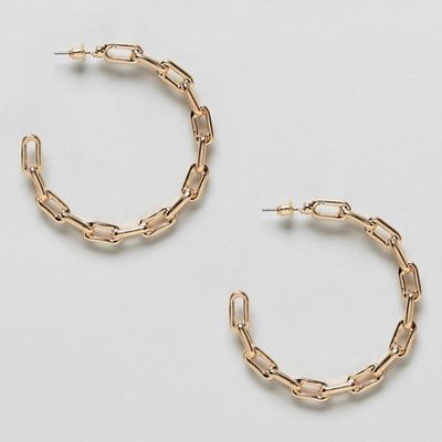 Gold Hoop Earrings from Asos