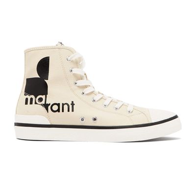 Benkeenh High-Top Canvas Trainers from Isabel Marant