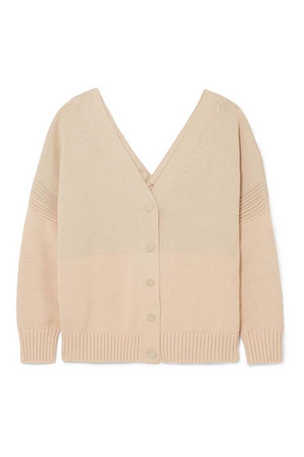 Ribbed Cotton Cardigan from See By Chloé