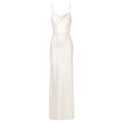 Crepe-trimmed Satin Gown from Jason Wu