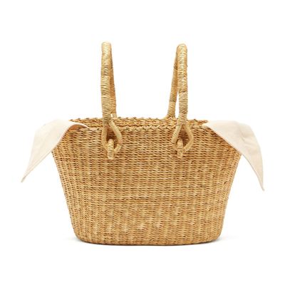 Claudia Mini Straw Basket Bag from Muuñ