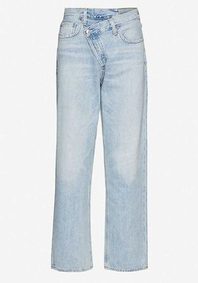 Criss Cross Straight Mid Rise Jeans from Agolde