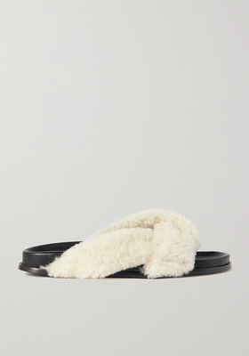 Shearling Slides from Emme Parsons