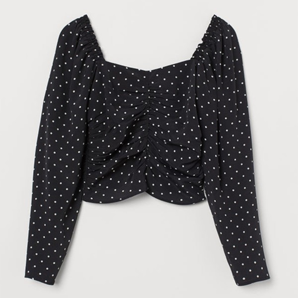 Puff-Sleeved Blouse