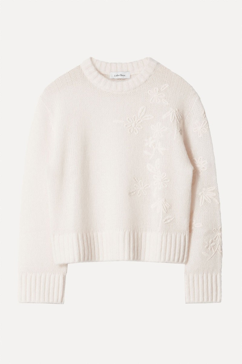 Embroidered Mohair-Blend Sweater from & Other Stories