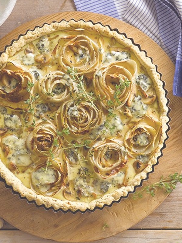 Blue Cheese & Chicory Quiche
