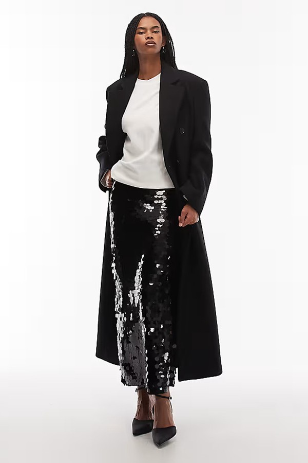Large Sequin Midi Skirt from ASOS DESIGN