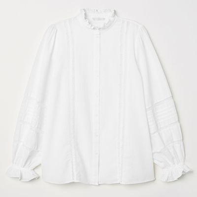 Blouse With Lace from H&M