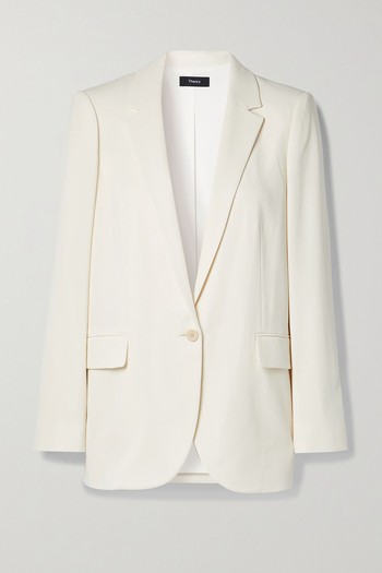 Ribbed Crepe Blazer from Theory