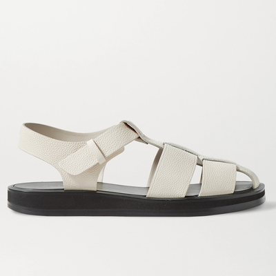 Gaia 1 Woven Textured-Leather Sandals  from The Row