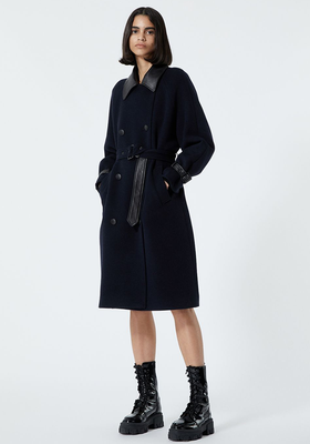 Trench-Style Wool Coat from The Kooples