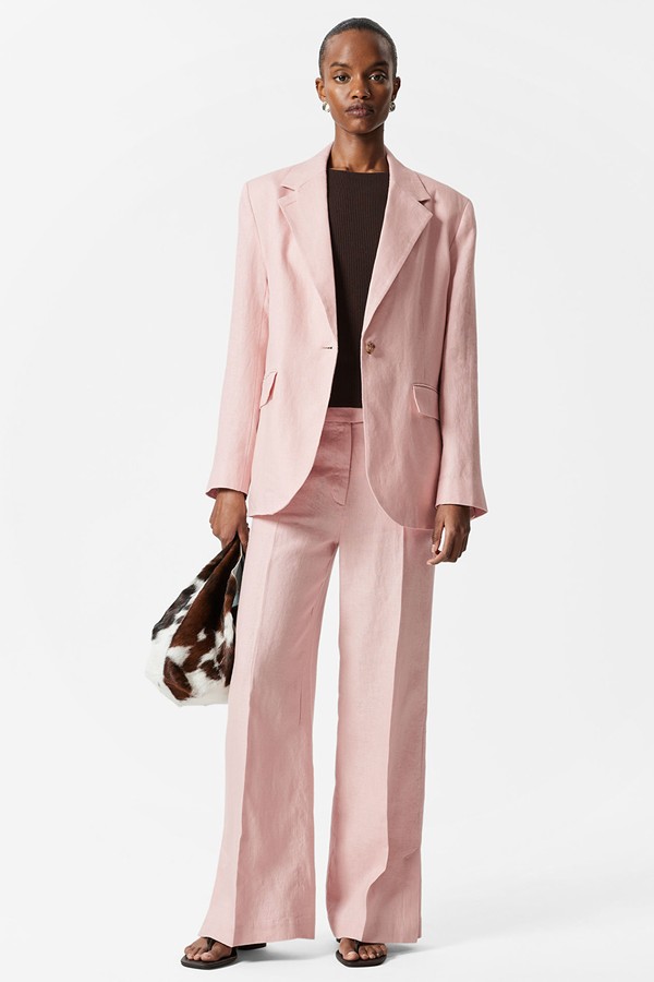 Single-Breasted Linen Blazer from & Other Stories